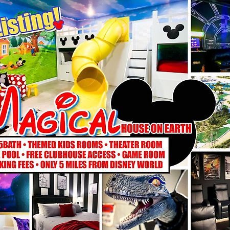 Magical Family Vacation Home Near Disney World At Storey Lake, Star Wars Gameroom, Pool, Theater, Mickey Slide, Sleeps Up To 28 Kissimmee Eksteriør bilde