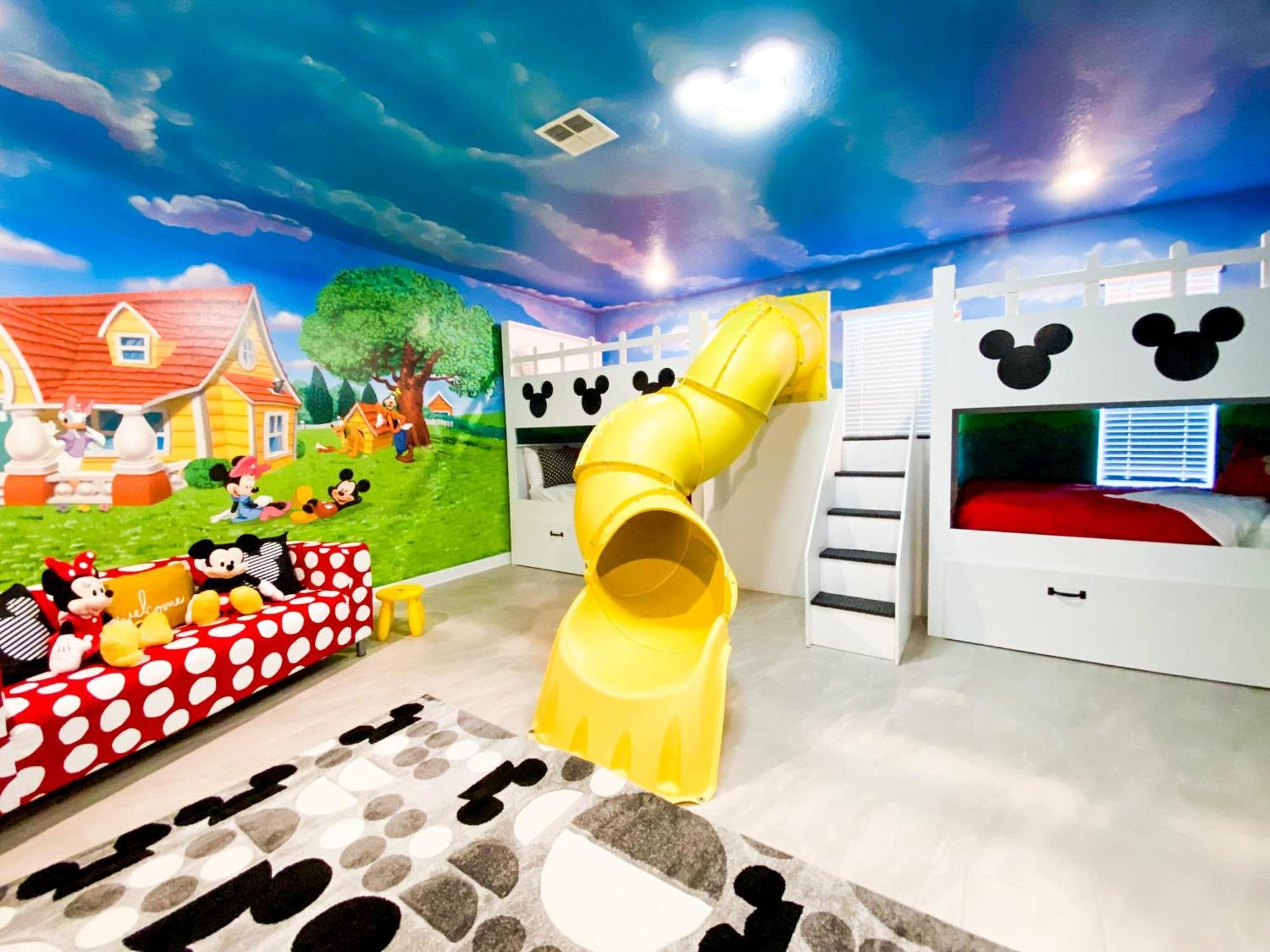 Magical Family Vacation Home Near Disney World At Storey Lake, Star Wars Gameroom, Pool, Theater, Mickey Slide, Sleeps Up To 28 Kissimmee Eksteriør bilde