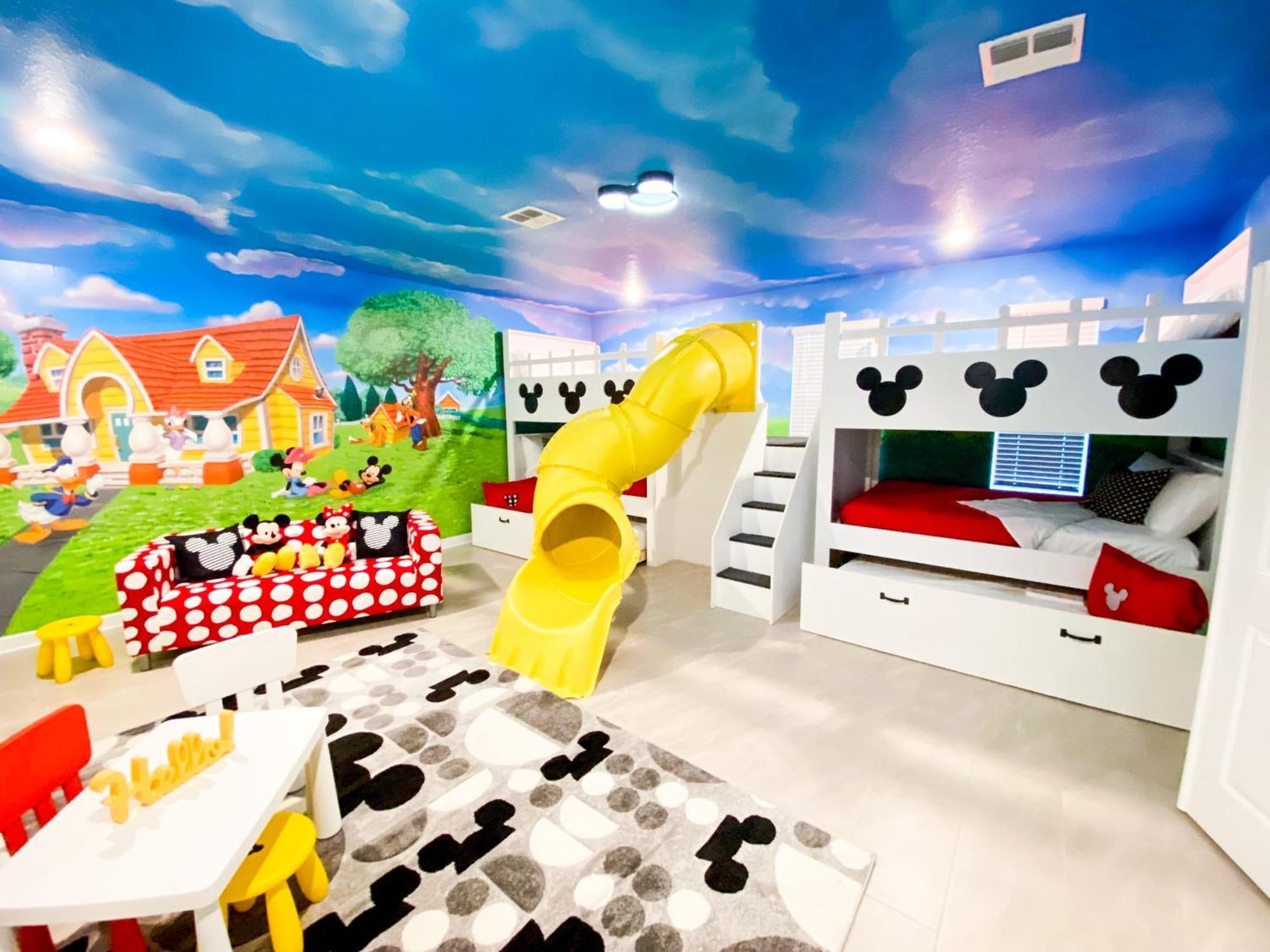 Magical Family Vacation Home Near Disney World At Storey Lake, Star Wars Gameroom, Pool, Theater, Mickey Slide, Sleeps Up To 28 Kissimmee Eksteriør bilde